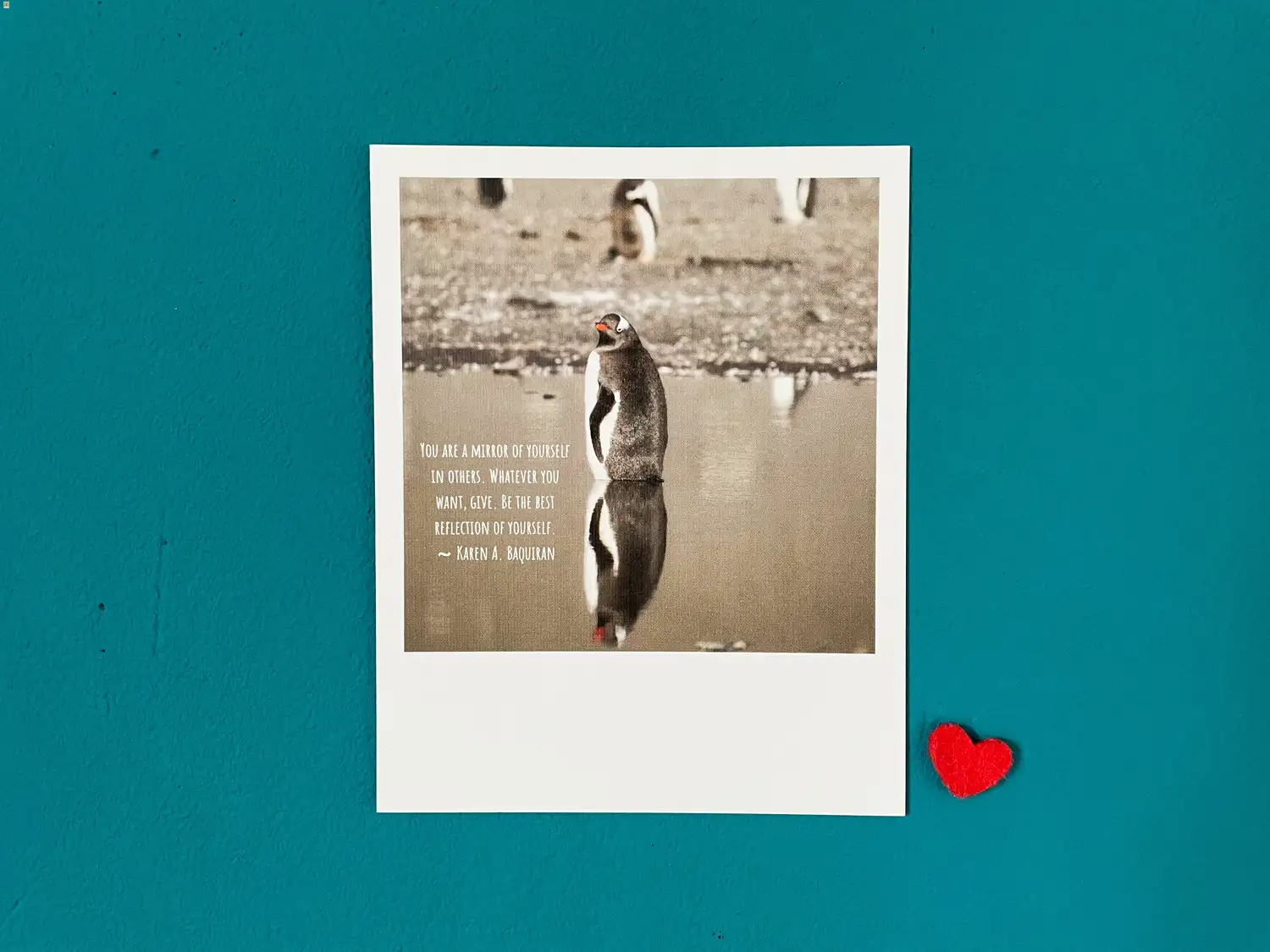 Be The Best Reflection Of Yourself Polaroid